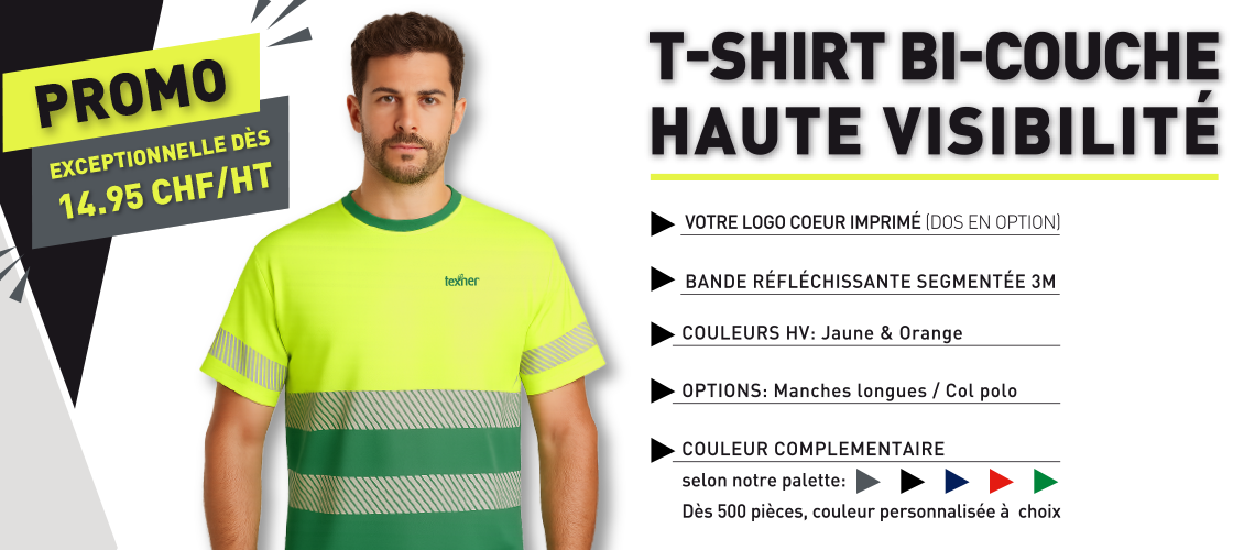 T-shirt bi-couche haute visibilité