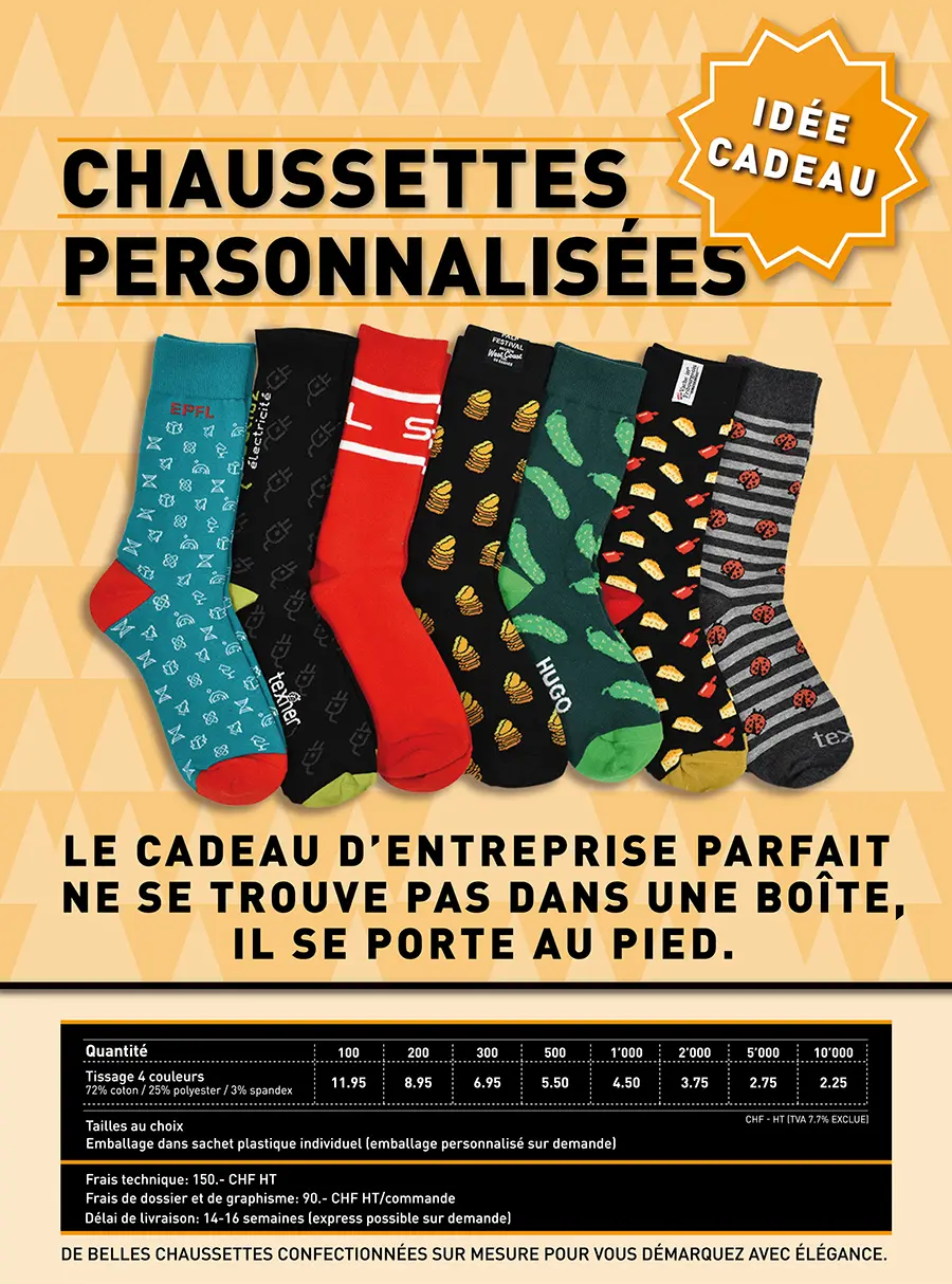 Chaussettes personnalisées